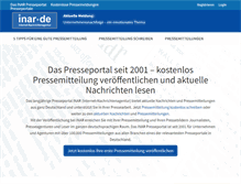 Tablet Screenshot of inar.de